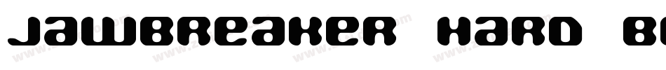 Jawbreaker Hard BRK字体转换